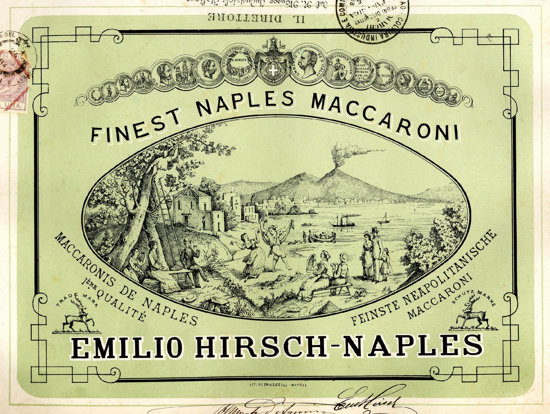 Finest Naples Maccaroni, pasta - © Archivio Centrale dello Stato