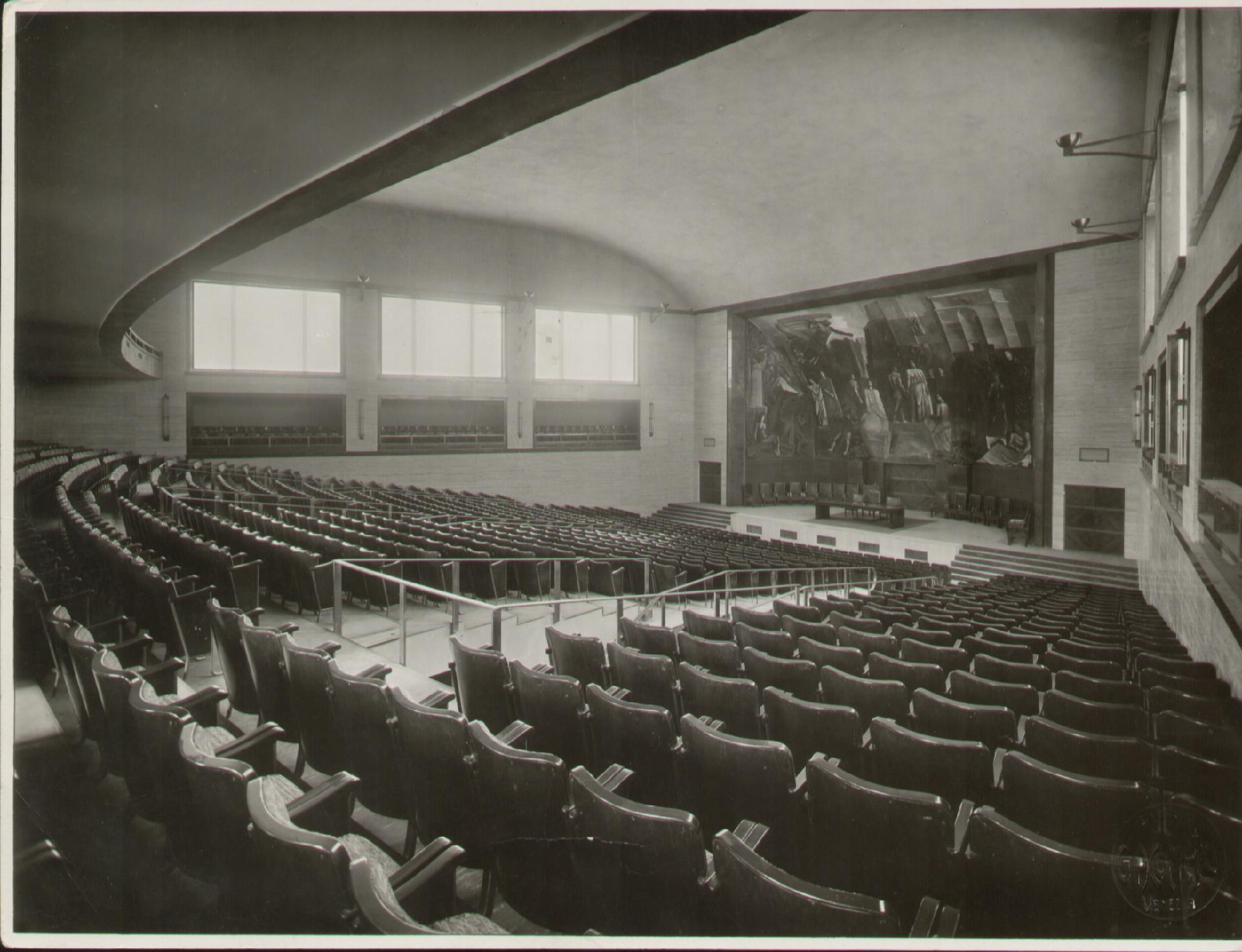 Aula magna. Affresco 
