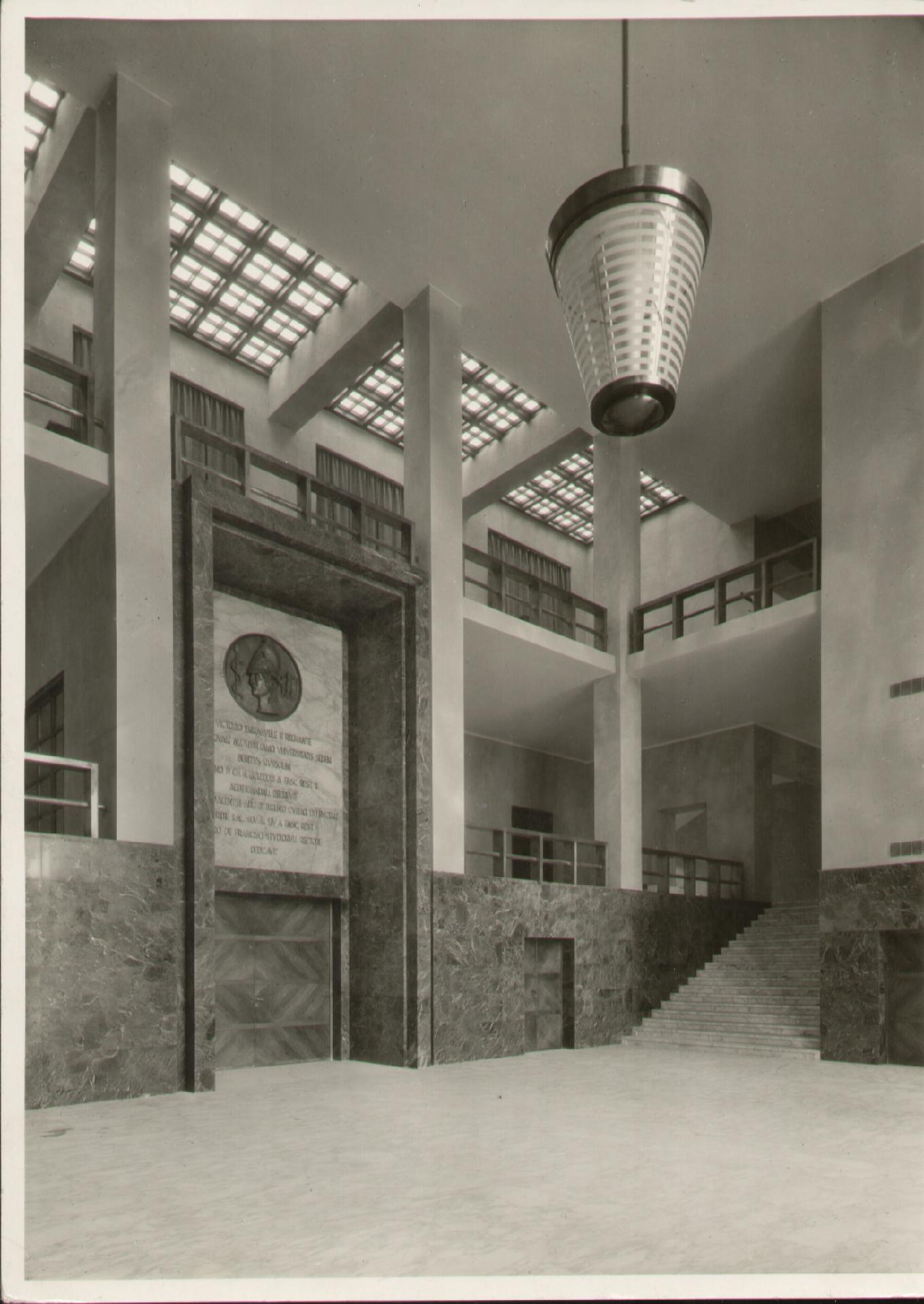 Rettorato atrio Aula magna. Architetto Marcello Piacentini - CC BY-SA Sapienza Università di Roma